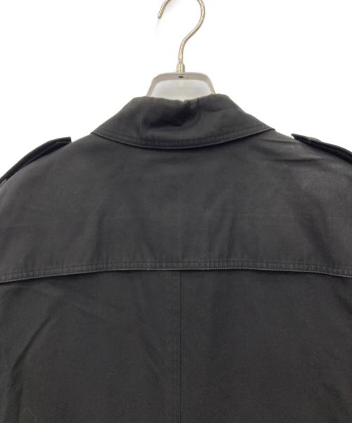 BURBERRY BLACK LABEL（バーバリーブラックレーベル）BURBERRY BLACK LABEL (バーバリーブラックレーベル) 裏地チェックトレンチコート ブラック サイズ:Mの古着・服飾アイテム