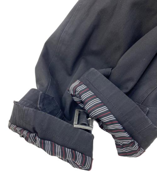 BURBERRY BLACK LABEL（バーバリーブラックレーベル）BURBERRY BLACK LABEL (バーバリーブラックレーベル) 裏地チェックトレンチコート ブラック サイズ:Mの古着・服飾アイテム