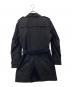 BURBERRY BLACK LABEL (バーバリーブラックレーベル) 裏地チェックトレンチコート ブラック サイズ:M：6000円