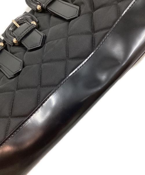 BURBERRY（バーバリー）BURBERRY (バーバリー) ブラックキルティングトートバッグ ブラックの古着・服飾アイテム