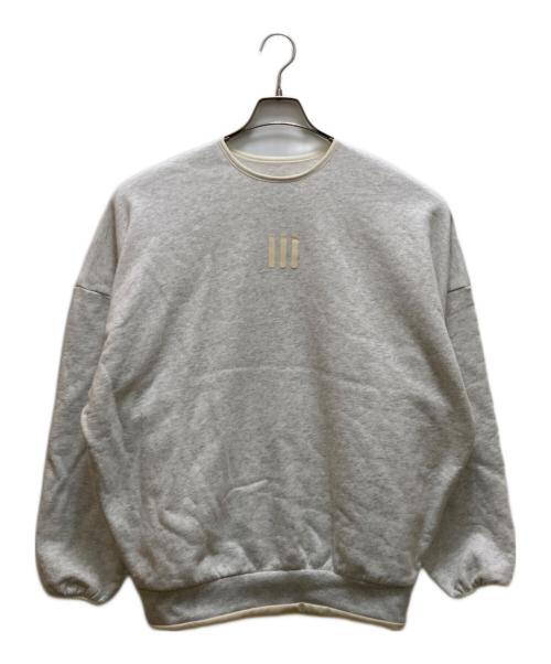 Fear Of God（フィア・オブ・ゴッド）Fear Of God (フィア・オブ・ゴッド) adidas (アディダス) アスレチック クルーネック スウェット グレー サイズ:Sの古着・服飾アイテム