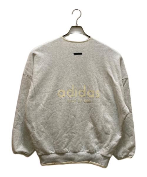 Fear Of God（フィア・オブ・ゴッド）Fear Of God (フィア・オブ・ゴッド) adidas (アディダス) アスレチック クルーネック スウェット グレー サイズ:Sの古着・服飾アイテム