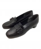 REGALリーガル）の古着「バックル付きモカパンプス」｜ブラック