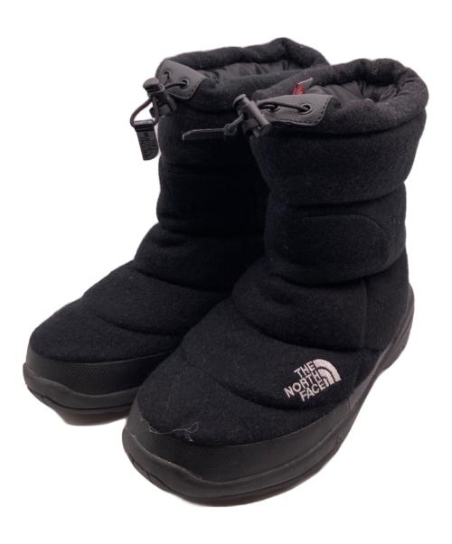 THE NORTH FACE（ザ ノース フェイス）THE NORTH FACE (ザ ノース フェイス) Nuptse Bootie Wool Ⅱ ブラック サイズ:27の古着・服飾アイテム
