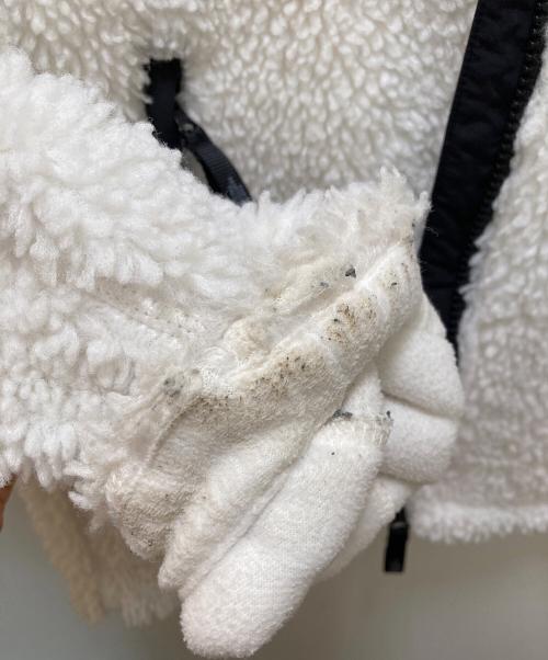 THE NORTH FACE（ザ ノース フェイス）THE NORTH FACE (ザ ノース フェイス) リモ ロゴフリースジャケット ホワイト サイズ:Mの古着・服飾アイテム