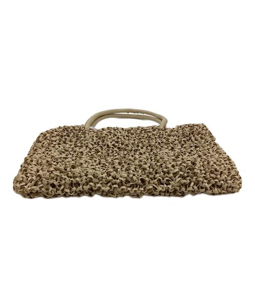 ANTEPRIMA（アンテプリマ）ANTEPRIMA (アンテプリマ) スタンダード スクエア ワイヤーミニ横長ハンドバッグ ベージュの古着・服飾アイテム