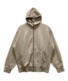 nubian（ヌビアン）の古着「ニュートラル アンタイトル ジップパーカー」｜ベージュ