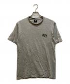 stussyステューシー）の古着「バックロゴTシャツ」｜グレー