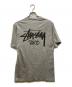 stussy (ステューシー) バックロゴTシャツ グレー サイズ:M：7000円