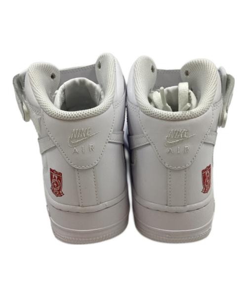 NIKE（ナイキ）NIKE (ナイキ) URAWA REDS (浦和レッズ) コラボ エア フォース 1 MID ‘07 ホワイト サイズ:24.5 未使用品の古着・服飾アイテム