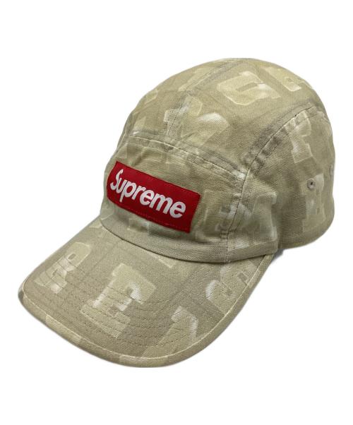 SUPREME（シュプリーム）Supreme (シュプリーム) ブロックスキャンプキャップ ベージュの古着・服飾アイテム