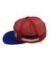 stussy (ステューシー) ロゴメッシュキャップ レッド×ブルー：5000円