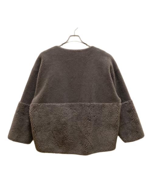 MICA&DEAL（マイカアンドディール）MICA&DEAL (マイカアンドディール) リバーシブルボアショートコート グレー サイズ:freeの古着・服飾アイテム