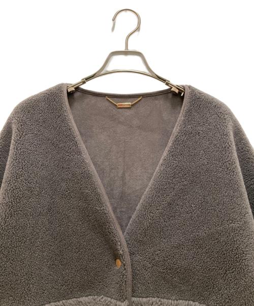 MICA&DEAL（マイカアンドディール）MICA&DEAL (マイカアンドディール) リバーシブルボアショートコート グレー サイズ:freeの古着・服飾アイテム