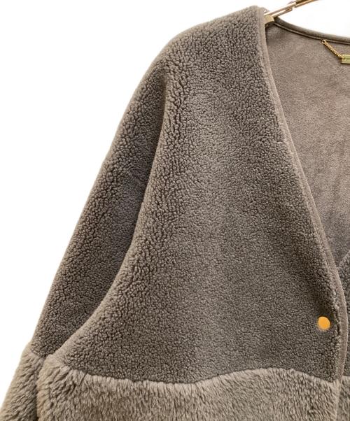 MICA&DEAL（マイカアンドディール）MICA&DEAL (マイカアンドディール) リバーシブルボアショートコート グレー サイズ:freeの古着・服飾アイテム