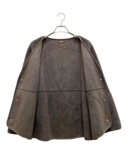MICA&DEAL（マイカアンドディール）MICA&DEAL (マイカアンドディール) リバーシブルボアショートコート グレー サイズ:freeの古着・服飾アイテム