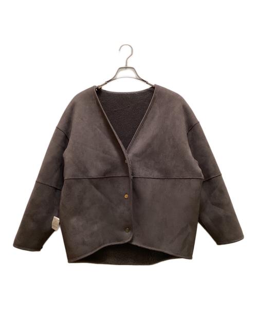 MICA&DEAL（マイカアンドディール）MICA&DEAL (マイカアンドディール) リバーシブルボアショートコート グレー サイズ:freeの古着・服飾アイテム