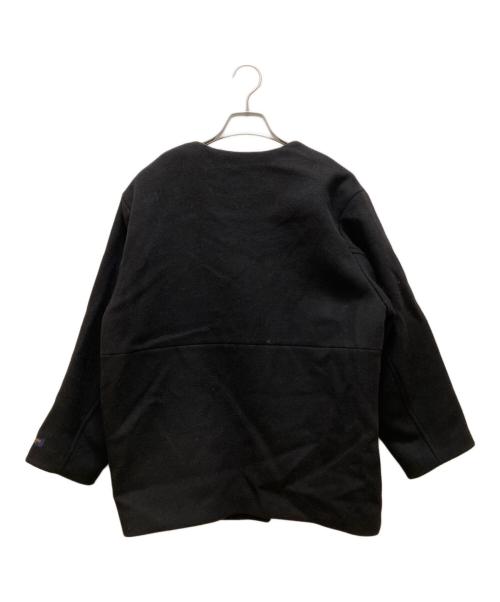 JOURNAL STANDARD（ジャーナルスタンダード）JOURNAL STANDARD (ジャーナルスタンダード) スーパーファインビーバークルーネックコート ブラック サイズ:３６の古着・服飾アイテム
