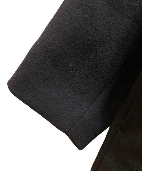 JOURNAL STANDARD（ジャーナルスタンダード）JOURNAL STANDARD (ジャーナルスタンダード) スーパーファインビーバークルーネックコート ブラック サイズ:３６の古着・服飾アイテム