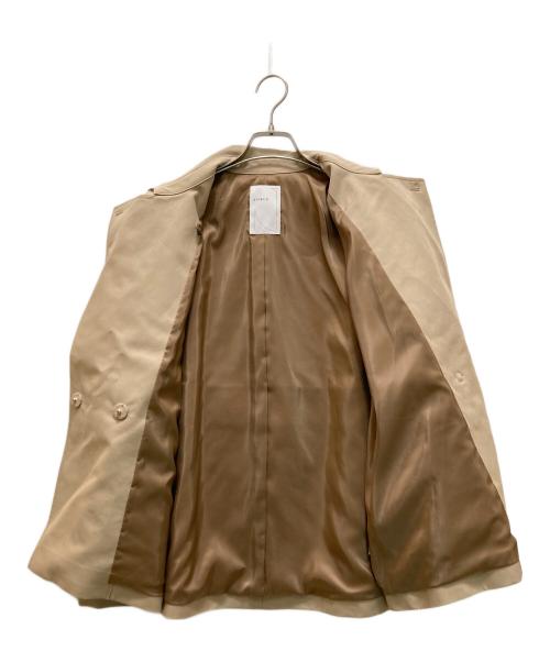 Noble（ノーブル）Noble (ノーブル) コットンダブルクロスハーフコート ベージュ サイズ:36の古着・服飾アイテム