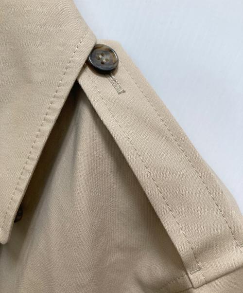 Noble（ノーブル）Noble (ノーブル) コットンダブルクロスハーフコート ベージュ サイズ:36の古着・服飾アイテム