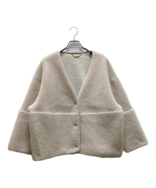 MICA&DEAL（マイカアンドディール）MICA&DEAL (マイカアンドディール) リバーシブルショートボアコート ベージュ サイズ:freeの古着・服飾アイテム