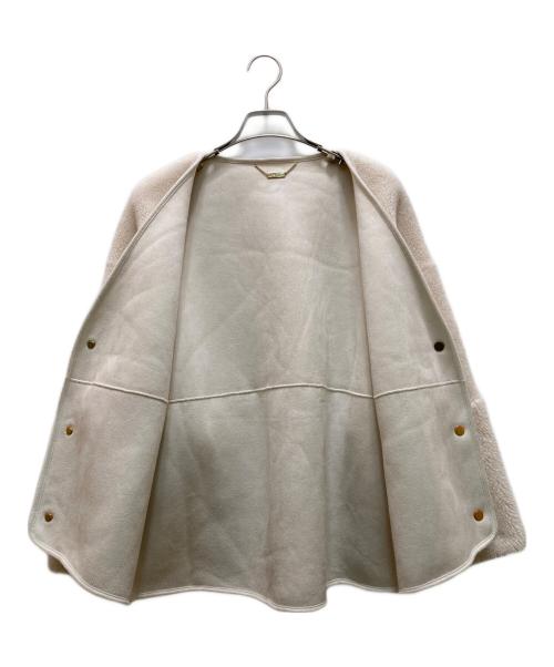 MICA&DEAL（マイカアンドディール）MICA&DEAL (マイカアンドディール) リバーシブルショートボアコート ベージュ サイズ:freeの古着・服飾アイテム
