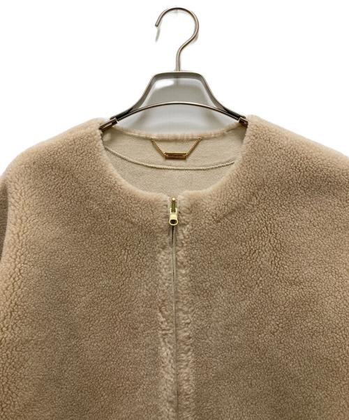 MICA&DEAL（マイカアンドディール）MICA&DEAL (マイカアンドディール) リバーシブルボアショートコート ベージュ サイズ:freeの古着・服飾アイテム