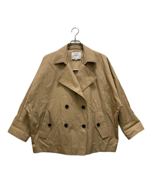 marmors（マルモア）marmors (マルモア) ドルマンショートトレンチコート ベージュ サイズ:36の古着・服飾アイテム