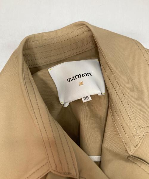 marmors（マルモア）marmors (マルモア) ドルマンショートトレンチコート ベージュ サイズ:36の古着・服飾アイテム