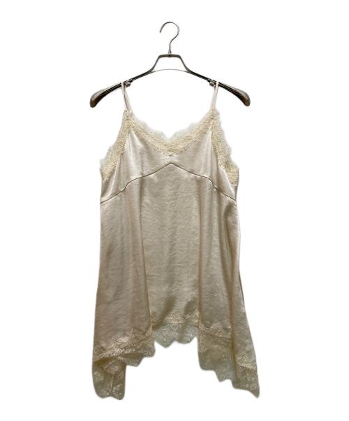Loungedress（ラウンジドレス）Loungedress (ラウンジドレス) レースキャミ ベージュ サイズ:ＦＲＥＥ　　の古着・服飾アイテム