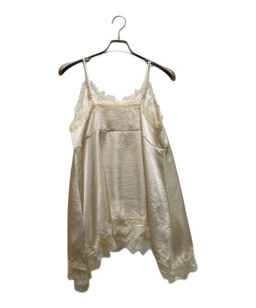 Loungedress（ラウンジドレス）Loungedress (ラウンジドレス) レースキャミ ベージュ サイズ:ＦＲＥＥ　　の古着・服飾アイテム
