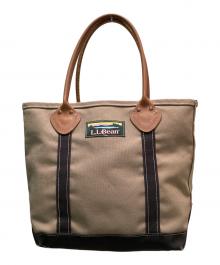 L.L.Bean（エルエルビーン）の古着「レザー・ハンドル・カタディン・ボート・アンド・トートバッグ」｜ブラウン(Dark Cement/Bla