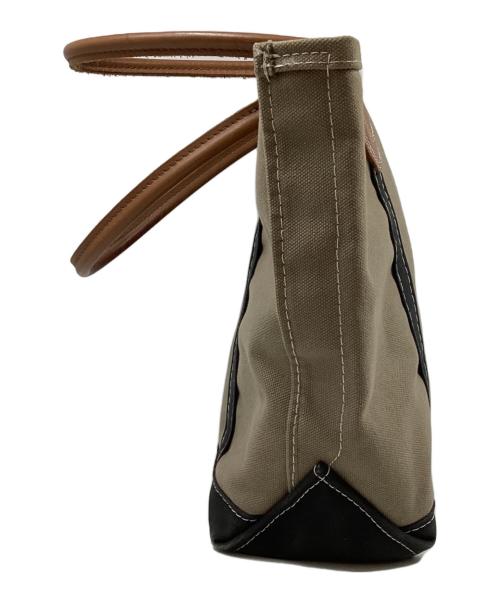 L.L.Bean（エルエルビーン）L.L.Bean (エルエルビーン) レザー・ハンドル・カタディン・ボート・アンド・トートバッグ ブラウン(Dark Cement/Blaの古着・服飾アイテム