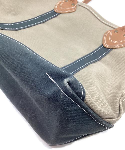 L.L.Bean（エルエルビーン）L.L.Bean (エルエルビーン) レザー・ハンドル・カタディン・ボート・アンド・トートバッグ ブラウン(Dark Cement/Blaの古着・服飾アイテム