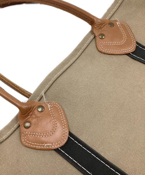 L.L.Bean（エルエルビーン）L.L.Bean (エルエルビーン) レザー・ハンドル・カタディン・ボート・アンド・トートバッグ ブラウン(Dark Cement/Blaの古着・服飾アイテム