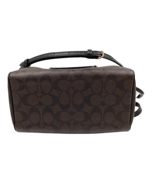 COACH（コーチ）COACH (コーチ) ベネット ミニサッチェ 2WAYショルダーバッグ ブラウン ブラックの古着・服飾アイテム