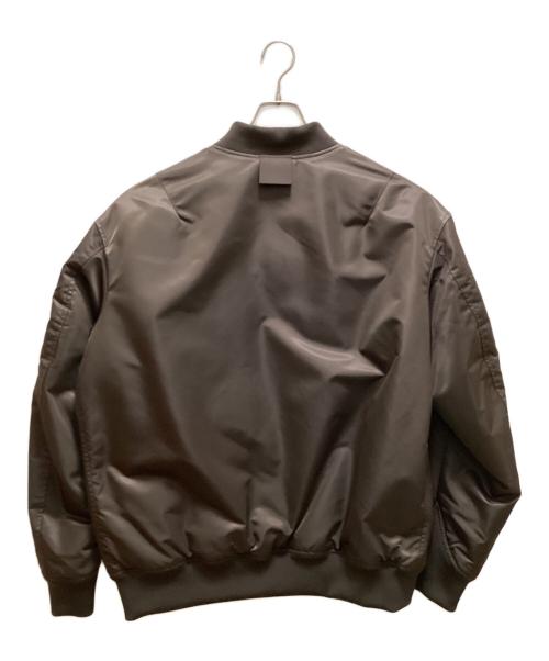+J（プラスジェイ）+J (プラスジェイ) ハイブリッドダウンオーバーサイズMA-1 ブラック サイズ:XLの古着・服飾アイテム