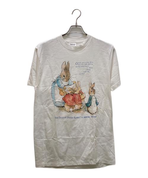PRELUDE DESIGNS（プレリュードデザイン）PRELUDE DESIGNS (プレリュードデザイン) ヴィンテージ ピーターラビットTシャツ ホワイト サイズ:Mの古着・服飾アイテム