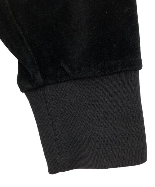 Yves Saint Laurent（イヴサンローラン）Yves Saint Laurent (イヴサンローラン) ヴィンテージ襟付ベロアスウェット ブラック サイズ:Mの古着・服飾アイテム