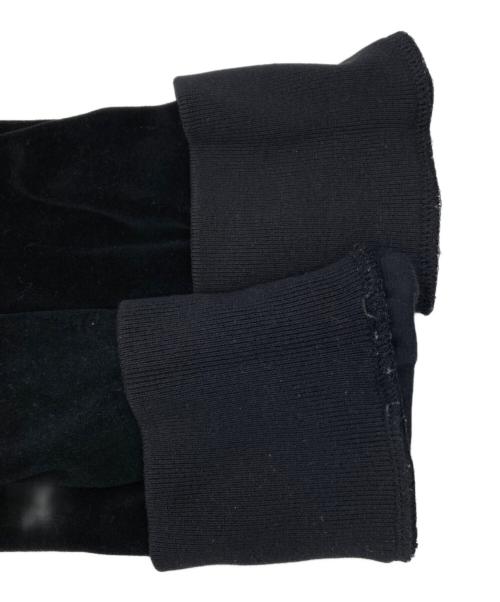 Yves Saint Laurent（イヴサンローラン）Yves Saint Laurent (イヴサンローラン) ヴィンテージ襟付ベロアスウェット ブラック サイズ:Mの古着・服飾アイテム