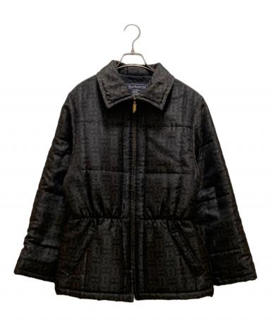 美品 90sヴィンテージ Burberry ロゴ総柄 中綿入り コート フード付 中古・古着通販】Burberry's (バーバリーズ) ギャザーデザイン総柄中綿