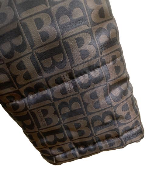 Burberry's（バーバリーズ）Burberry's (バーバリーズ) ギャザーデザイン総柄中綿ジャケット ブラウン サイズ:40の古着・服飾アイテム