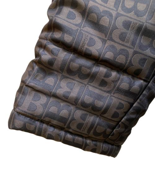 Burberry's（バーバリーズ）Burberry's (バーバリーズ) ギャザーデザイン総柄中綿ジャケット ブラウン サイズ:40の古着・服飾アイテム
