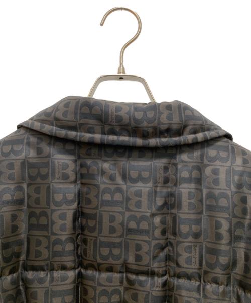 Burberry's（バーバリーズ）Burberry's (バーバリーズ) ギャザーデザイン総柄中綿ジャケット ブラウン サイズ:40の古着・服飾アイテム
