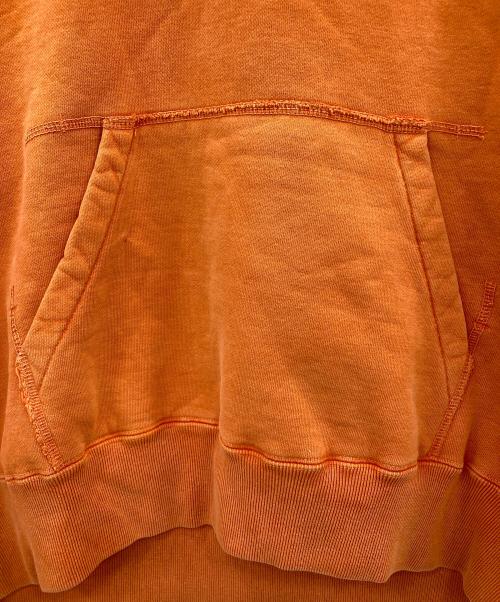 REMI RELIEF（レミレリーフ）REMI RELIEF (レミレリーフ) ヴィンテージ加工プルオーバーパーカー オレンジ サイズ:Lの古着・服飾アイテム