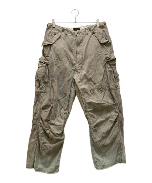 J.S HOMESTEAD（ジャーナルスタンダード ホームステッド）J.S HOMESTEAD (ジャーナルスタンダード ホームステッド) Ｍ-51 リペア加工カーゴパンツ ブラウン サイズ:Lの古着・服飾アイテム