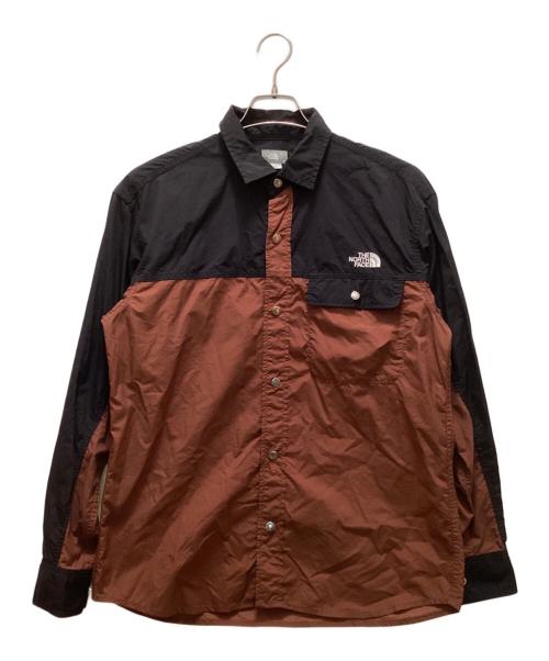 THE NORTH FACE（ザ ノース フェイス）THE NORTH FACE (ザ ノース フェイス) ヌプシシャツ ブラウン サイズ:Mの古着・服飾アイテム