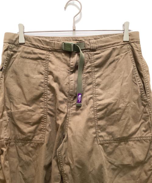 THE NORTHFACE PURPLELABEL（ザ・ノースフェイス パープルレーベル）THE NORTHFACE PURPLELABEL (ザ・ノースフェイス パープルレーベル) リップストップ ワイド クロップド パンツ ブラウン サイズ:32の古着・服飾アイテム