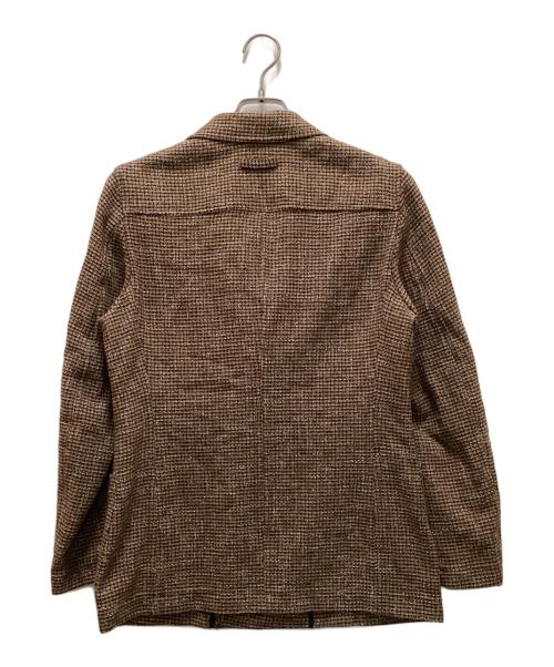 T-Jacket（ティージャケット）T-JACKET (ティージャケット) ツイードダブルテーラードジャケット ベージュ サイズ:Sの古着・服飾アイテム